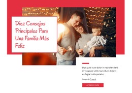 10 Consejos Para Una Familia Más Feliz - Creador De Sitios Web Sencillo