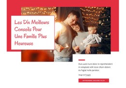 10 Conseils Pour Une Famille Plus Heureuse - Outil De Création De Sites Web