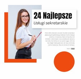 24 Najlepsze Usługi Sekretarskie - Piękny Motyw WordPress