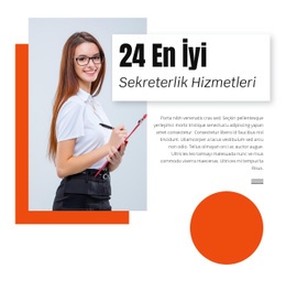 24 En Iyi Sekreter Hizmetleri - Güzel Web Sitesi Tasarımı