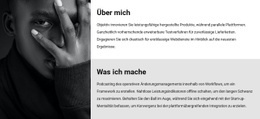 Über Mich Und Meine Arbeit - Website Creation HTML