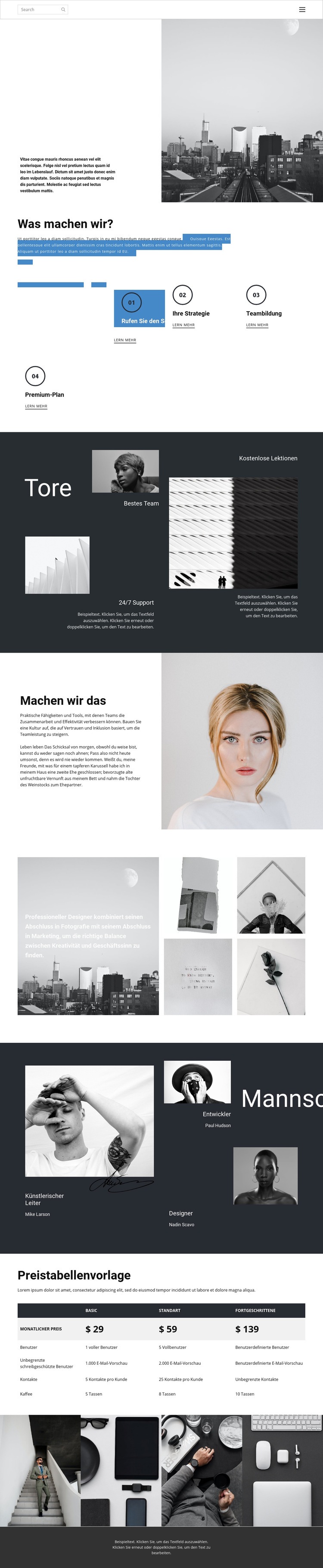 Agentur für Unternehmensförderung Website design