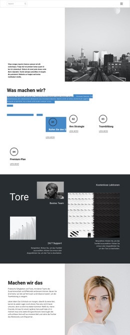 Agentur Für Unternehmensförderung - Wireframe-Modell