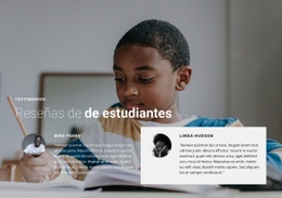 HTML5 Gratuito Para Reseñas De Estudiantes