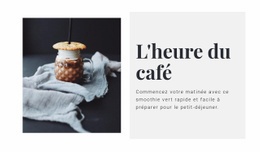 Créateur De Site Web Prêt À L'Emploi Pour Salon De Café