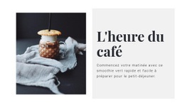 Salon De Café - Modèle D'Une Page