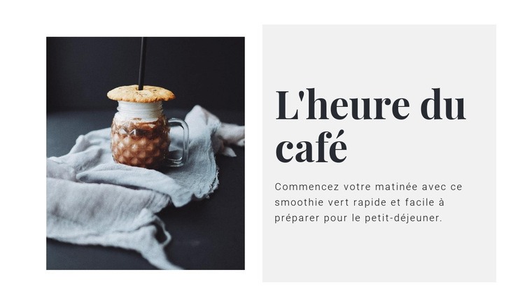 Salon de café Thème WordPress