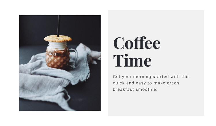 Coffee salon  Homepage Design