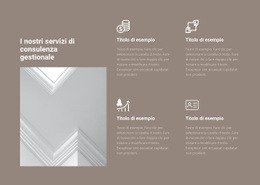 Servizi Di Consulenza Gestionale - Semplice Costruttore Di Siti Web