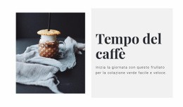 Generatore Di Siti Web Pronto All'Uso Per Salone Del Caffè