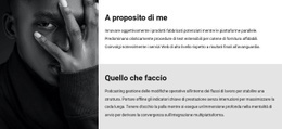 Di Me E Del Mio Lavoro - Website Creation HTML