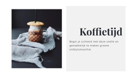 Koffiesalon - Sjabloon Voor Één Pagina