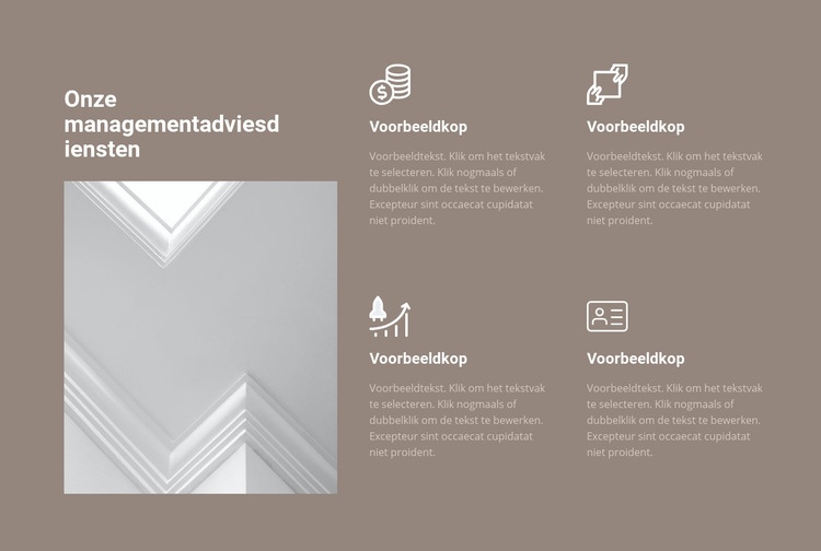 Managementadviesdiensten WordPress-thema