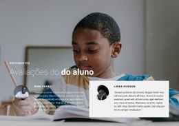 Avaliações De Alunos - Criador De Sites Definitivo