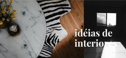 Leia Ideias De Interiores – Modelo HTML5 Fácil De Usar