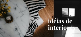 Leia Ideias De Interiores - Designer Da Página De Destino