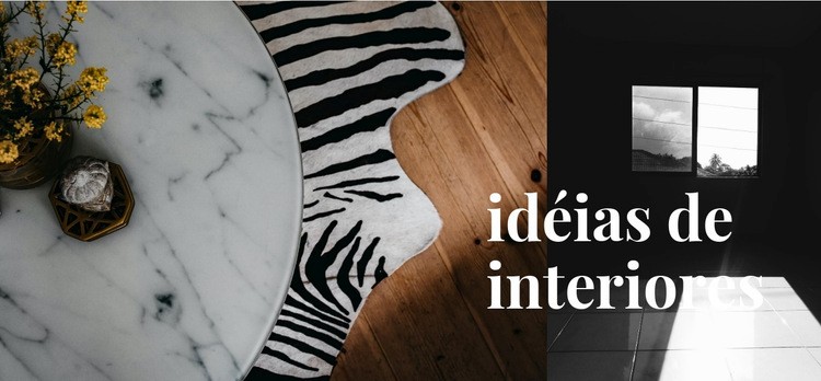 Leia ideias de interiores Tema WordPress