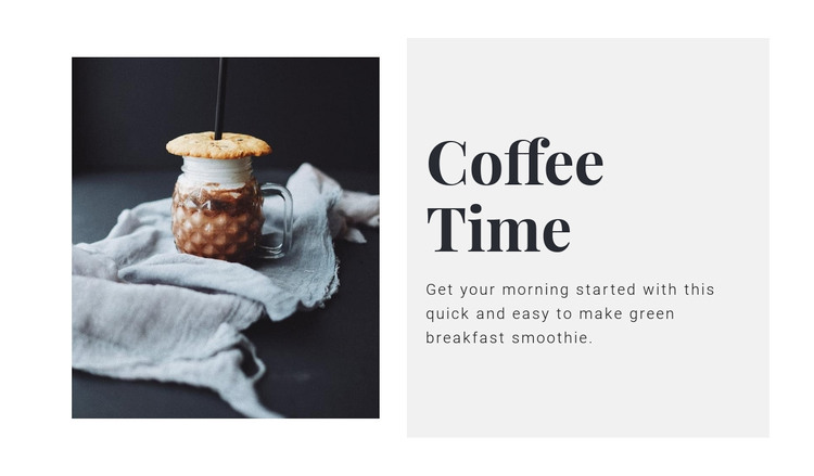 Coffee salon  WordPress Theme
