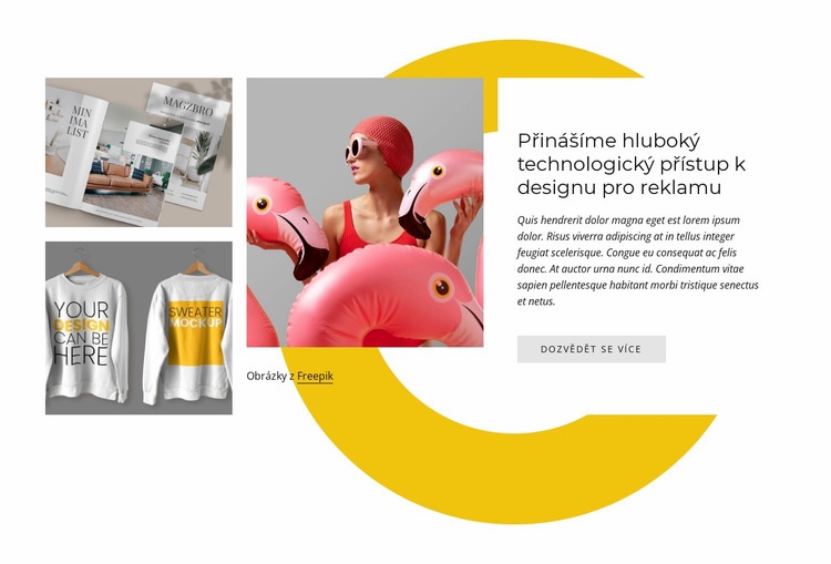 Jsme skupina kreativních lidí Šablona CSS