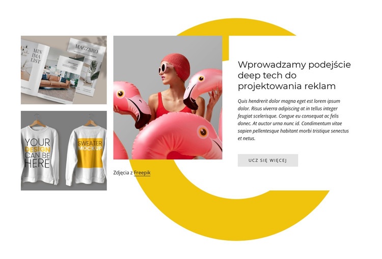 Jesteśmy grupą kreatywnych osób Szablony do tworzenia witryn internetowych