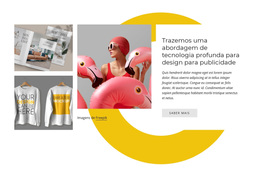 Somos Um Grupo De Pessoas Criativas - Tema WordPress Responsivo