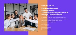 Designvorlage Für Erfolgreiche Strategische Transformation