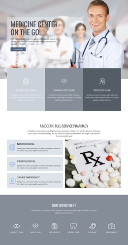 Pharmacy HTML Templates | Nicepage