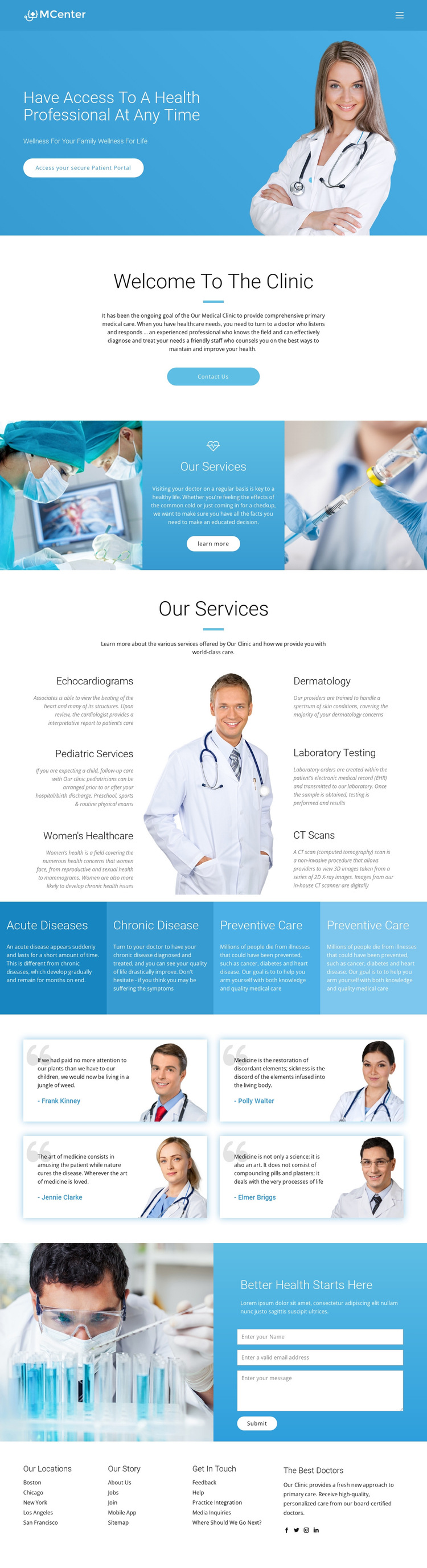 Pro health and medicine HTML5 Template