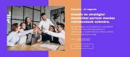 Sikeres Stratégiai Átalakítás – Üzleti Prémium Webhelysablon