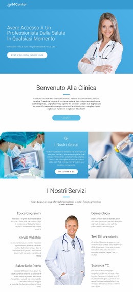 Pro Salute E Medicina - Mockup Di Sito Web Professionale