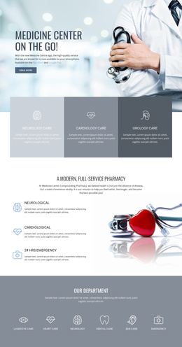 Pharmacy And Medicine - Drag & Drop Joomla Template