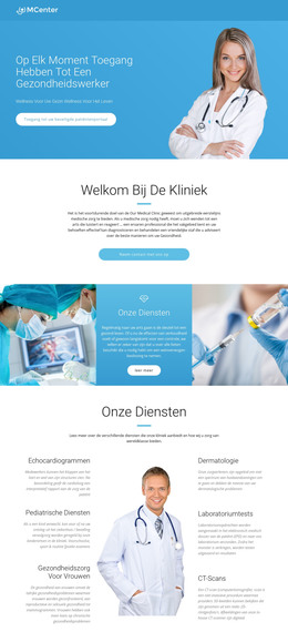 Pro Gezondheid En Geneeskunde - HTML-Sjabloon Downloaden