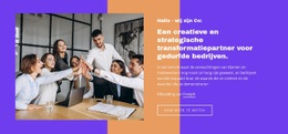 Ontwerpsjabloon Voor Succesvolle Strategische Transformatie