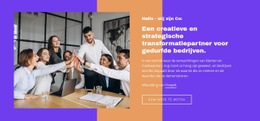 Meest Creatieve Joomla-Sjabloon Voor Succesvolle Strategische Transformatie