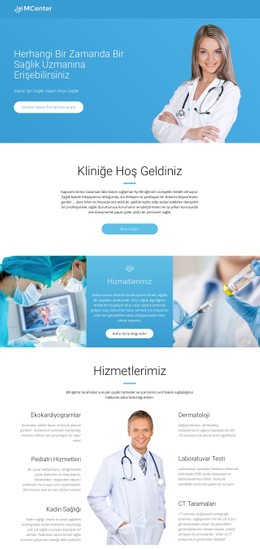 Pro Sağlık Ve Tıp Için Ücretsiz CSS Düzeni