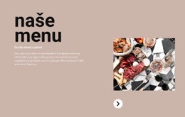 Čerstvé Pokrmy – Šablona Stránky HTML