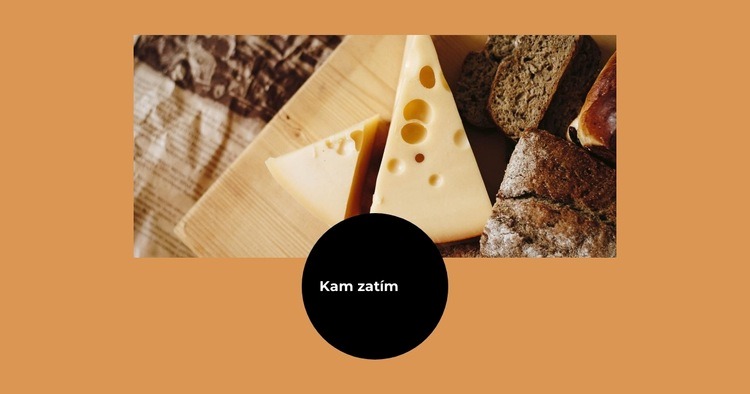 Výroba sýrů Šablona webové stránky