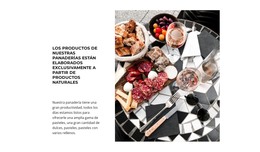 Mesa De Aperitivos: Plantilla De Página HTML