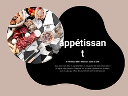 Snacks Et Apéritifs - Un Magnifique Thème WordPress