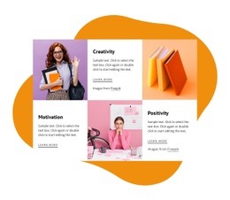 Motivation And Creativity - Customizable Professional Html Code