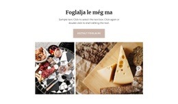 Snack Galéria - Ingyenes Webhelysablon