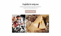 Snack Galéria - Kreatív Többcélú Webhelytervezés