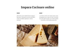 Master Class Sulla Produzione Del Formaggio - Modello Di Progettazione Del Sito Web