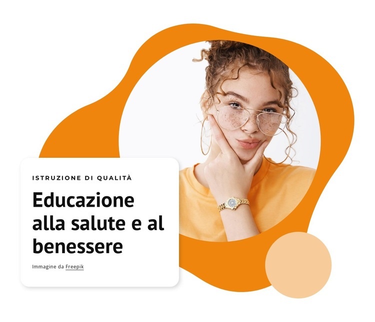 Educazione alla salute Pagina di destinazione