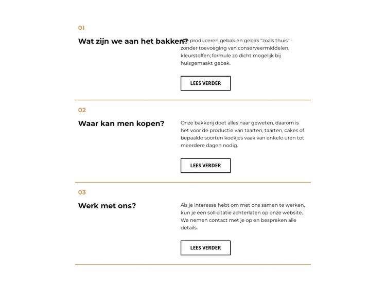 Hoe het restaurant werkt Html Website Builder