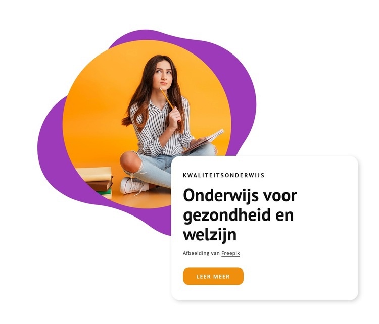 Onderwijs voor de gezondheidszorg Website Builder-sjablonen