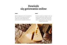 Mistrzowska Klasa Serowarstwa Szablon CSS Premium