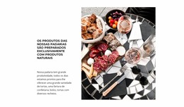 Mesa De Lanche - Modelo Joomla Simples