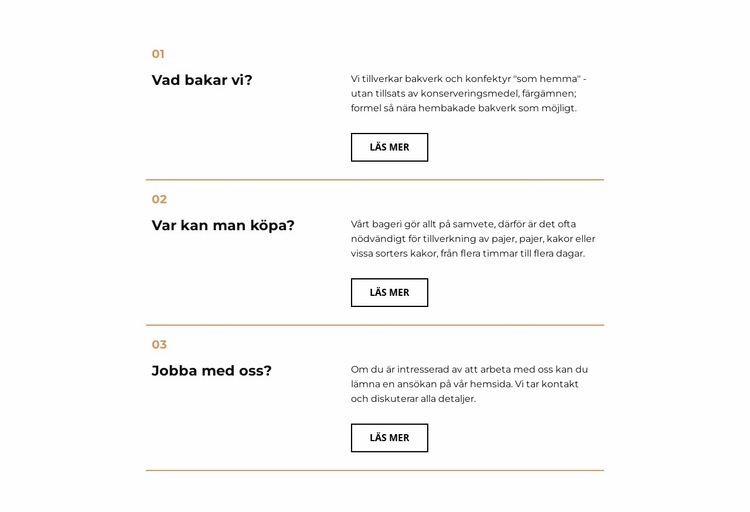 Hur restaurangen fungerar CSS -mall