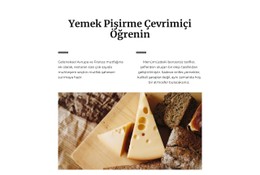 Peynir Yapımı Ana Sınıfı Premium CSS Şablonu